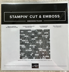 Brick & Mortar 3D embossing folder by Stampin' Up!