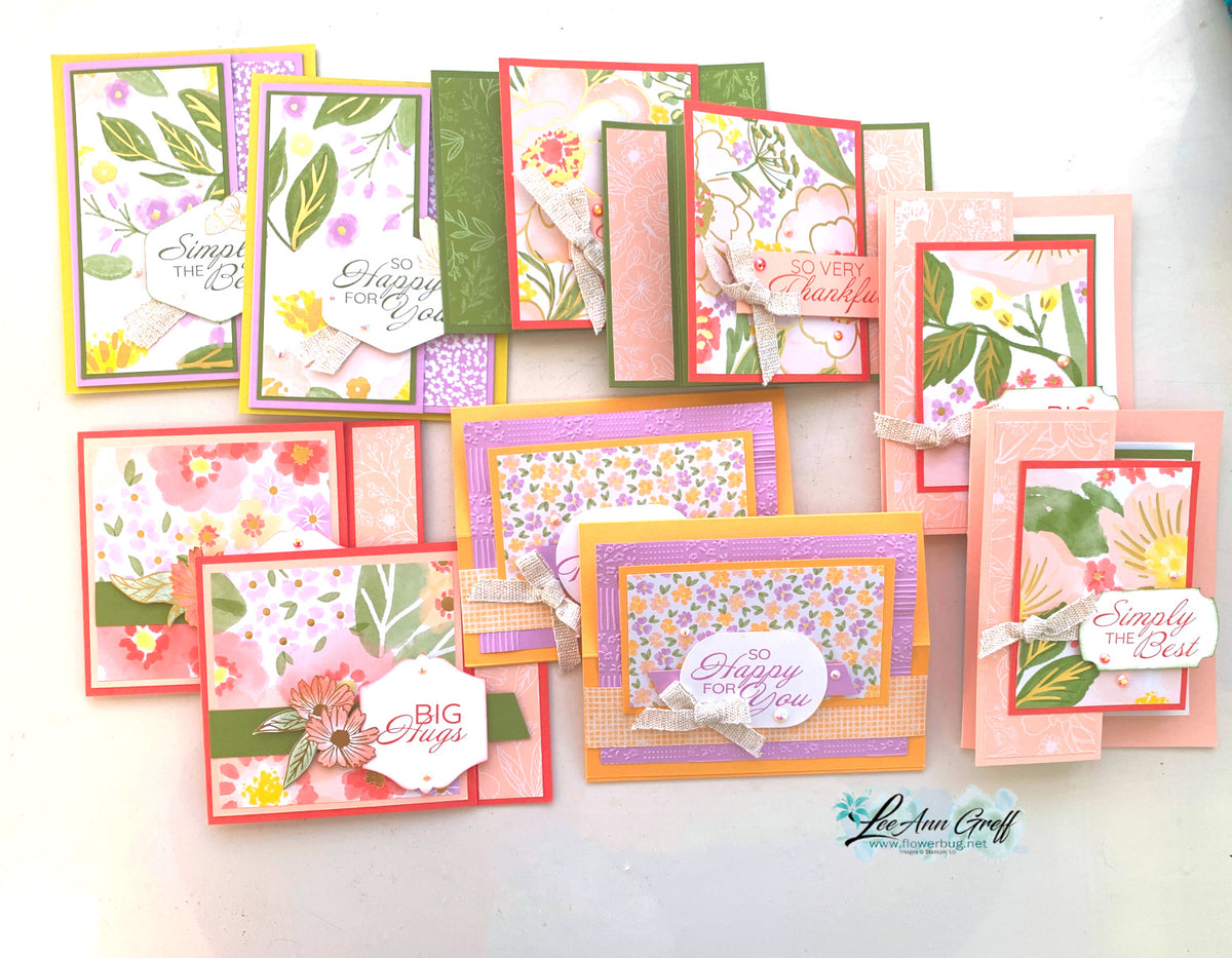 Lovely & Beautiful fun fold card tutorial with video – Flowerbug's Shop