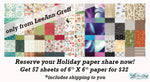 2025 Holiday paper and embellishment share (both)
