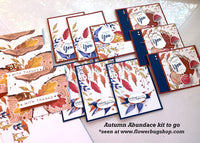 Autunm Abundance card kit to go