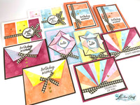 Beautiful Bokeh cards kit to go