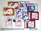 Bright & Beautiful Fun Fold cards PDF tutorial