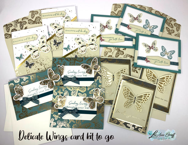 Delicate Wings card kit to go; limited supply