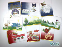 PDF tutorial for the Elegant Gold Dipped Christmas cards