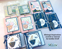 Kintsugi Inspiration pre-cut fun fold card kit with PDF & video tutorials