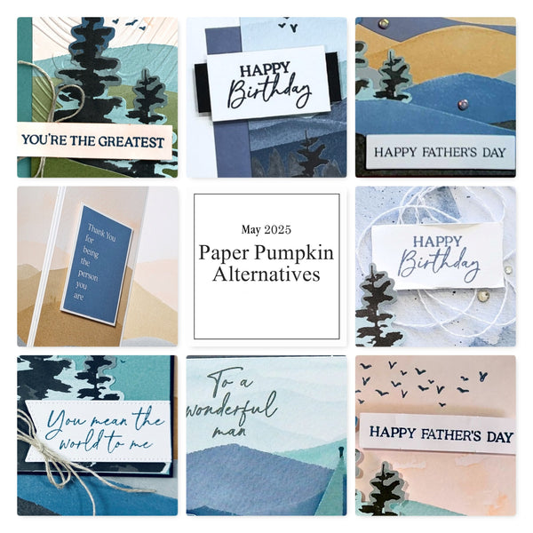 Mountain Majesties Paper Pumpkin bonus projects tutorial