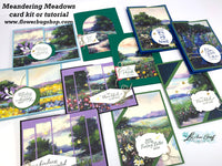 Meandering Meadows scenic card kit to go