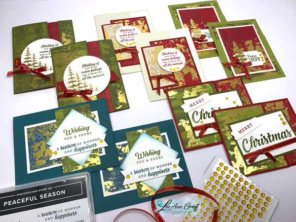 Season of Elegance Card kit to go with PDF & video tutorial