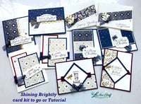 Shining Brightly card kit tutorial PDF