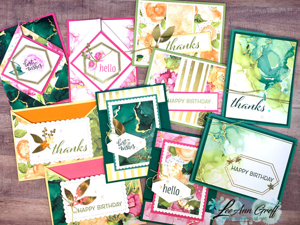 Expressions in Ink cards; PDF Tutorial