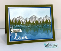 Mountain Air Scenic cards tutorial