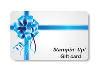 Stampin' Up! gift card